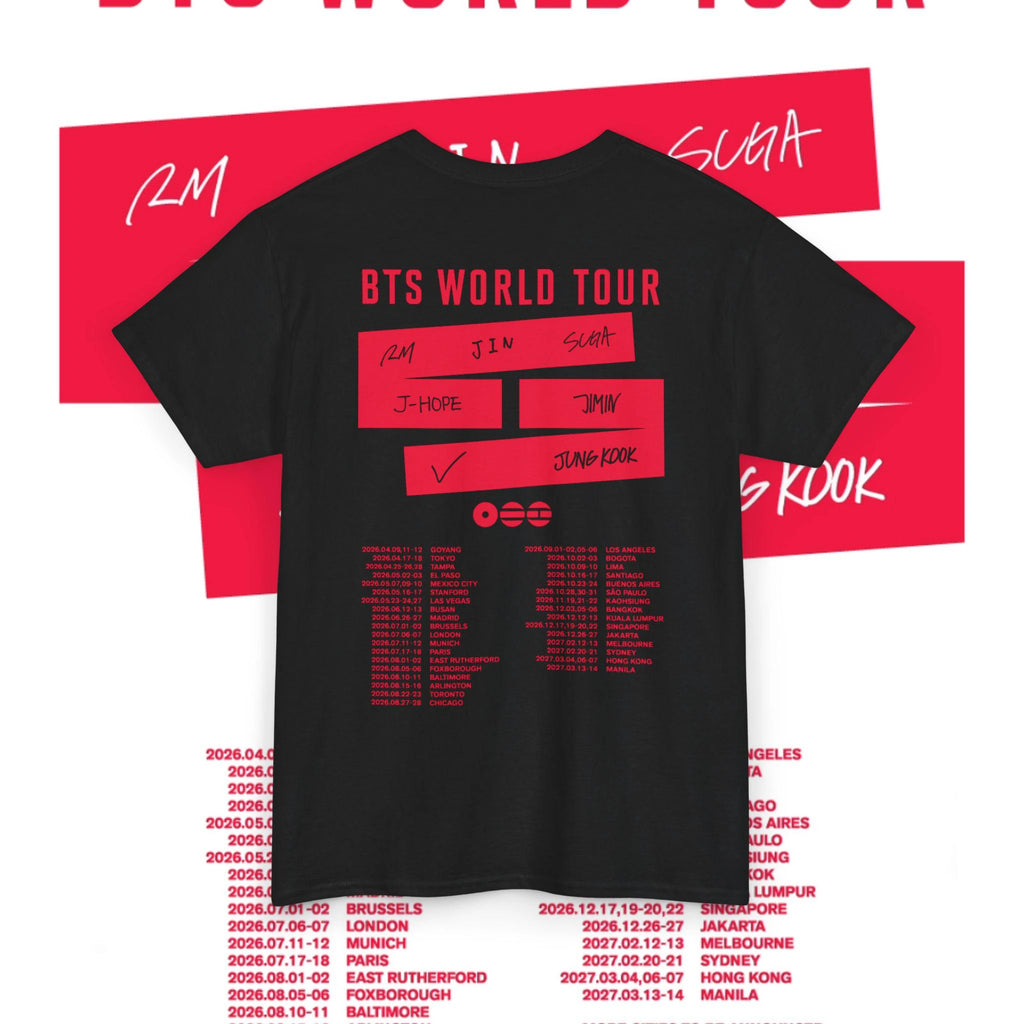 BTS Arirang Comeback Live T-shirt Bangtan - Concert World Tour
