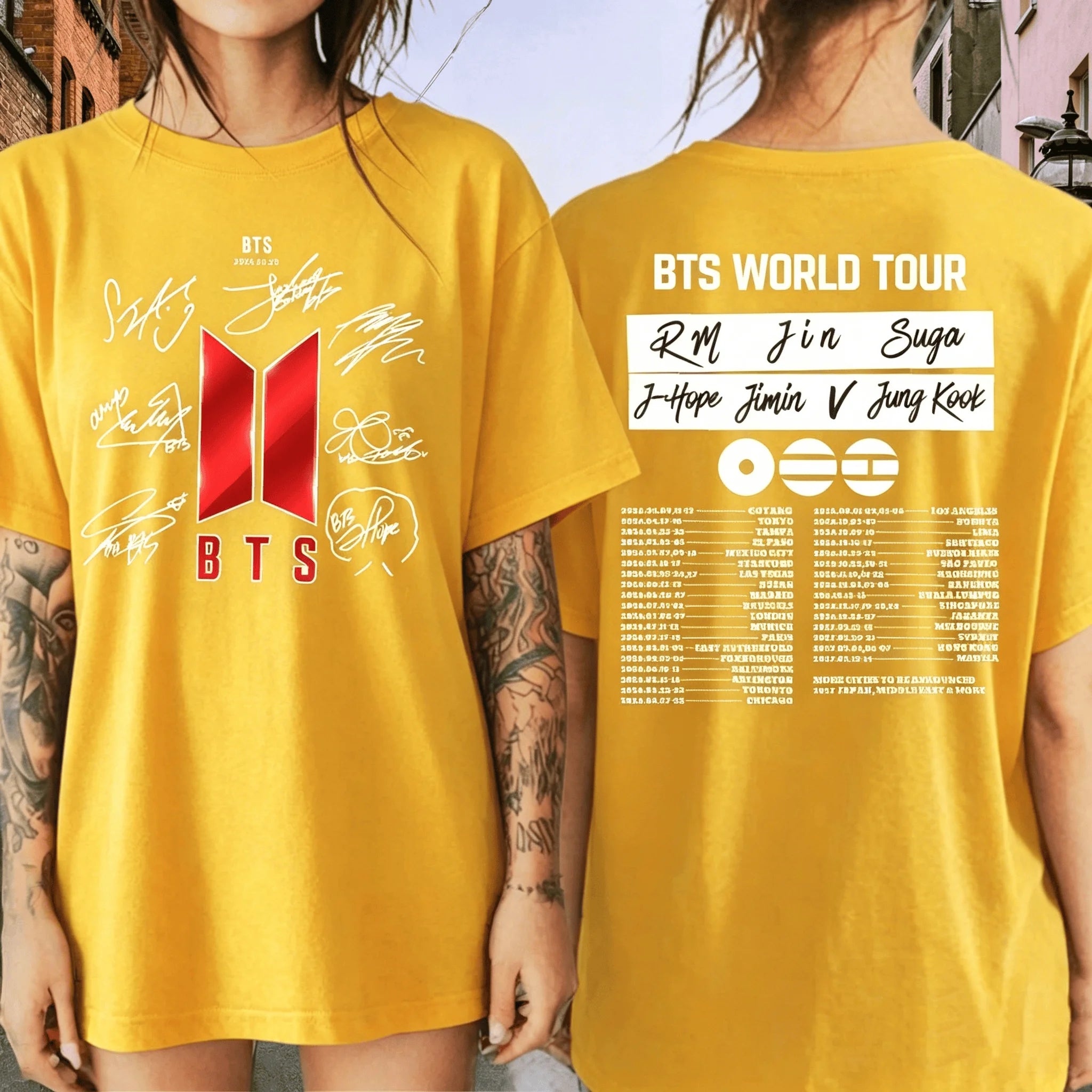 2026 Summer BTS Arirang World Tour Graphic Shirt - Unisex