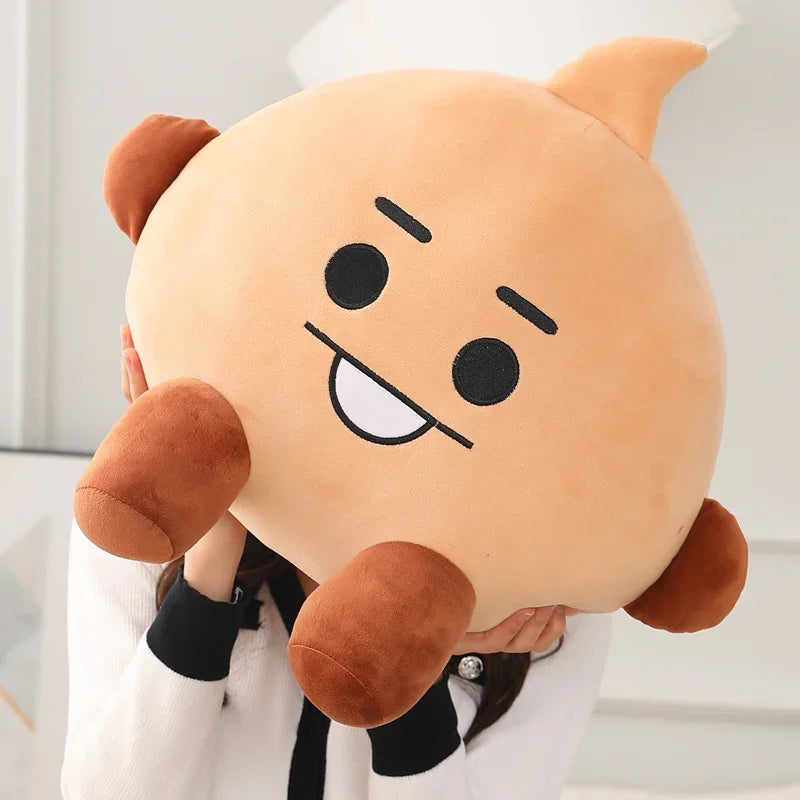 Anime Peripheral Plush Toys Kpop Cartoon Animals Soft Stuffed Dolls Dog Rabbit Koala Sheep Kawaii Room Decor Kid Gift