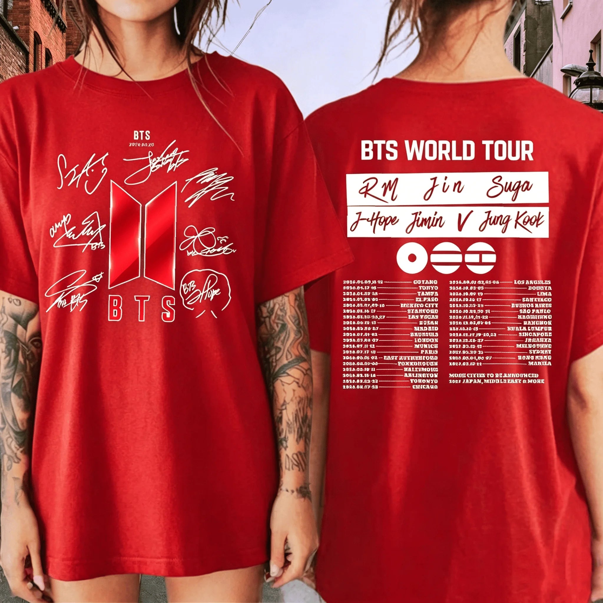 2026 Summer BTS Arirang World Tour Graphic Shirt - Unisex