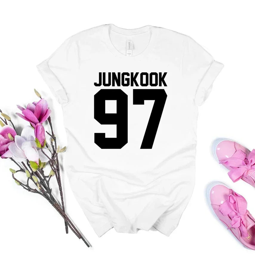 Jungkook 97 Tee Kpop Shirt - Women's