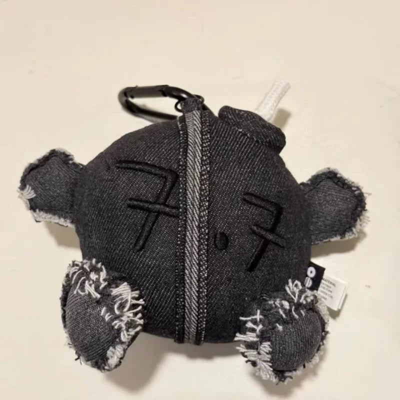 New BTS Black Peripheral Plush Keychain Coal Stove Keychain Pendant Plush Toys Bag Ornament Accessory Collection Birthday Gifts