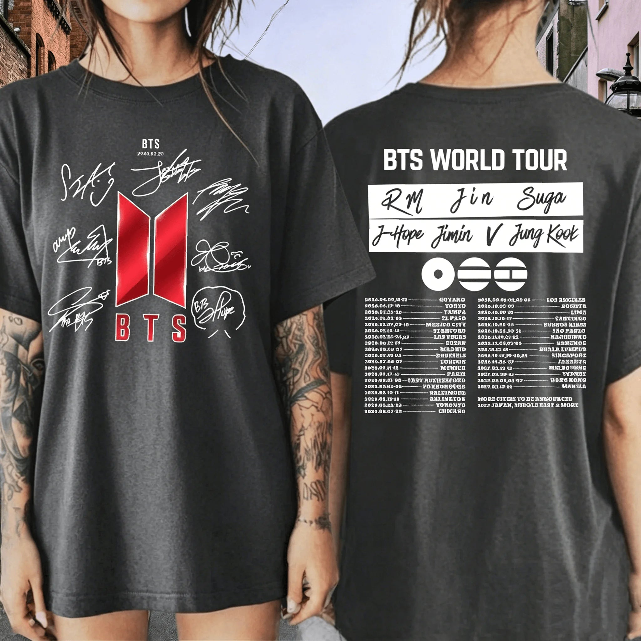 2026 Summer BTS Arirang World Tour Graphic Shirt - Unisex