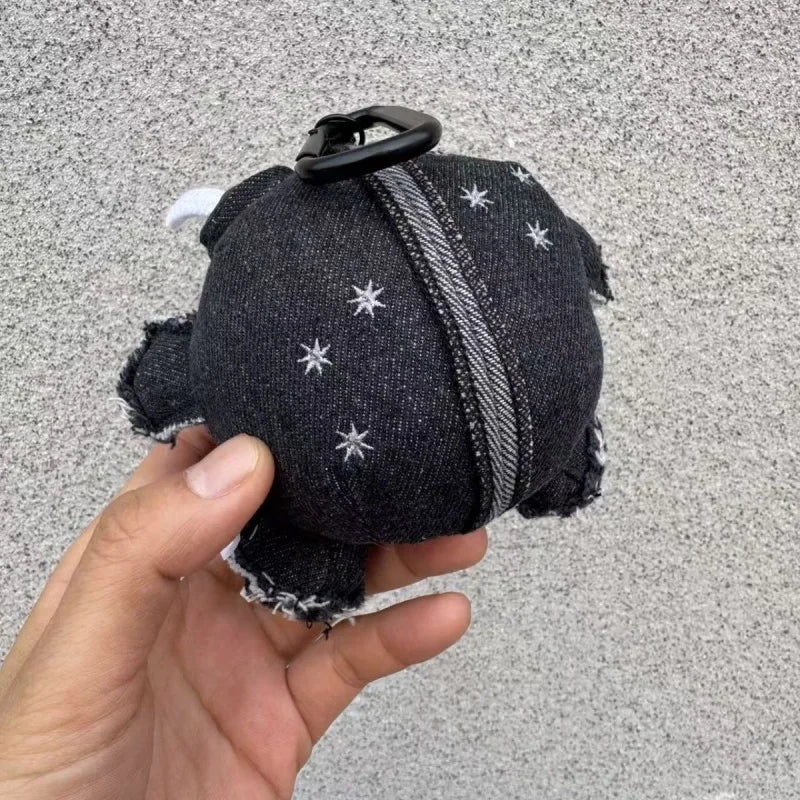 New BTS Black Peripheral Plush Keychain Coal Stove Keychain Pendant Plush Toys Bag Ornament Accessory Collection Birthday Gifts