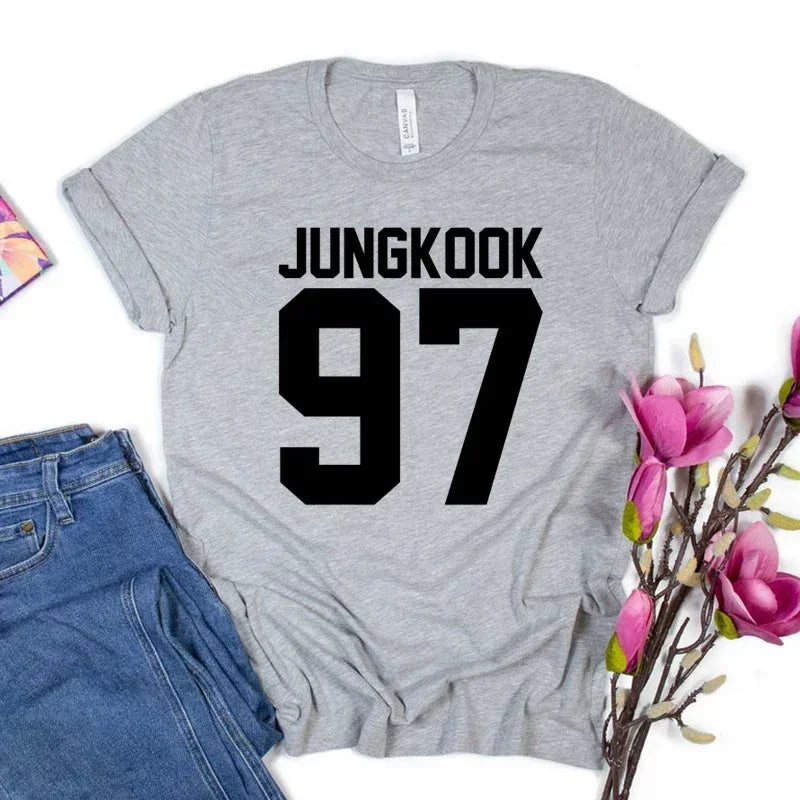 Jungkook 97 Tee Kpop Shirt - Women's