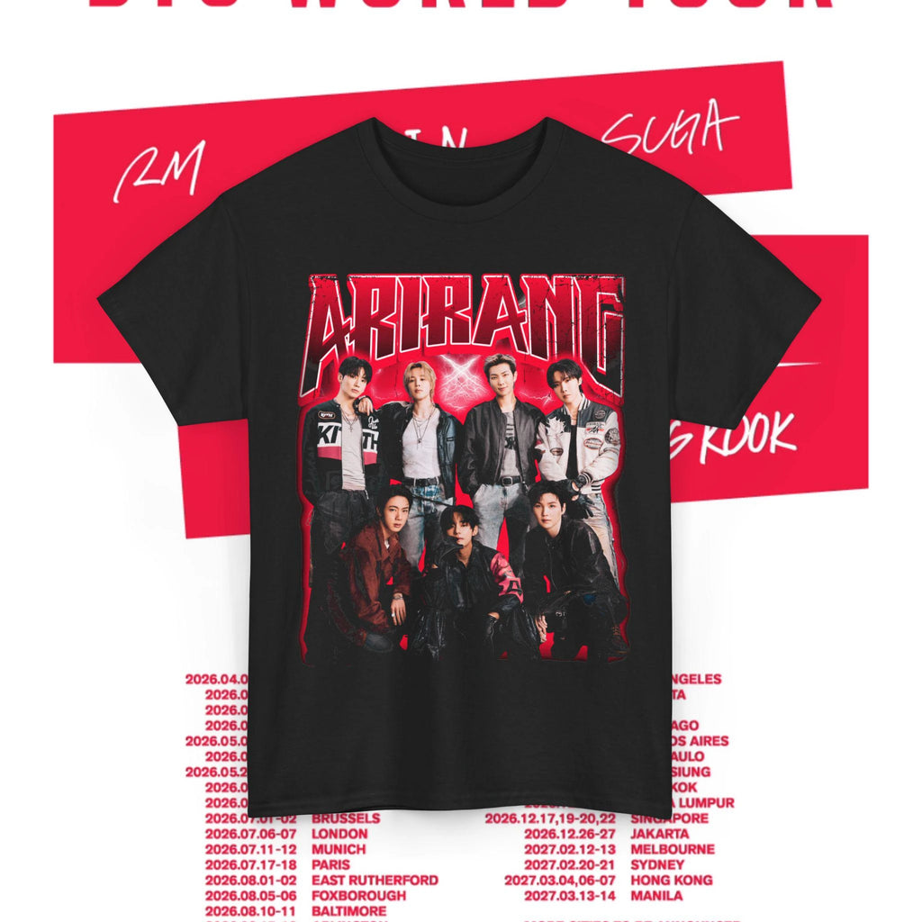 BTS Arirang Comeback Live T-shirt Bangtan - Concert World Tour