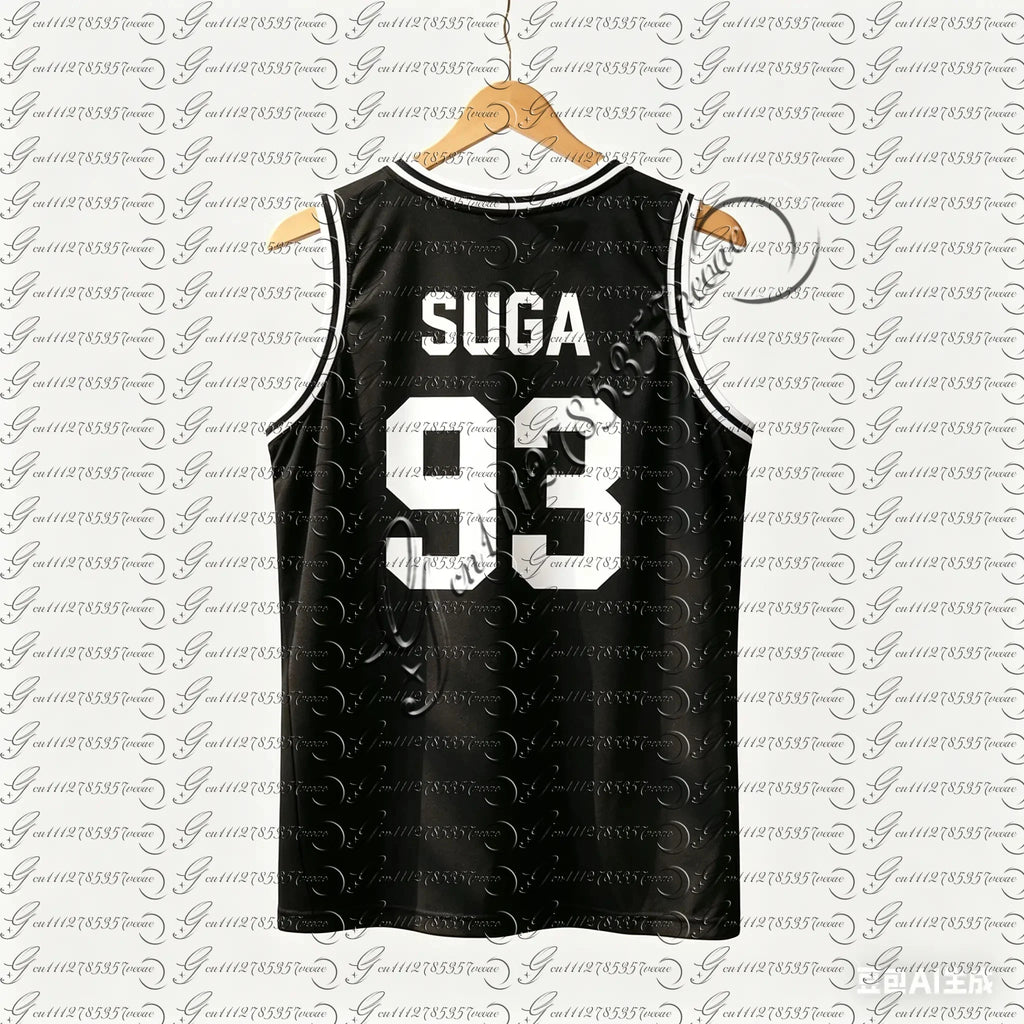 Kpop JUNGKOOK 97 Basketball Jersey Tank Top, Unisex Breathable Sports Vest, Casual Sleeveless Top for Kids Youth, Army Fans Gift
