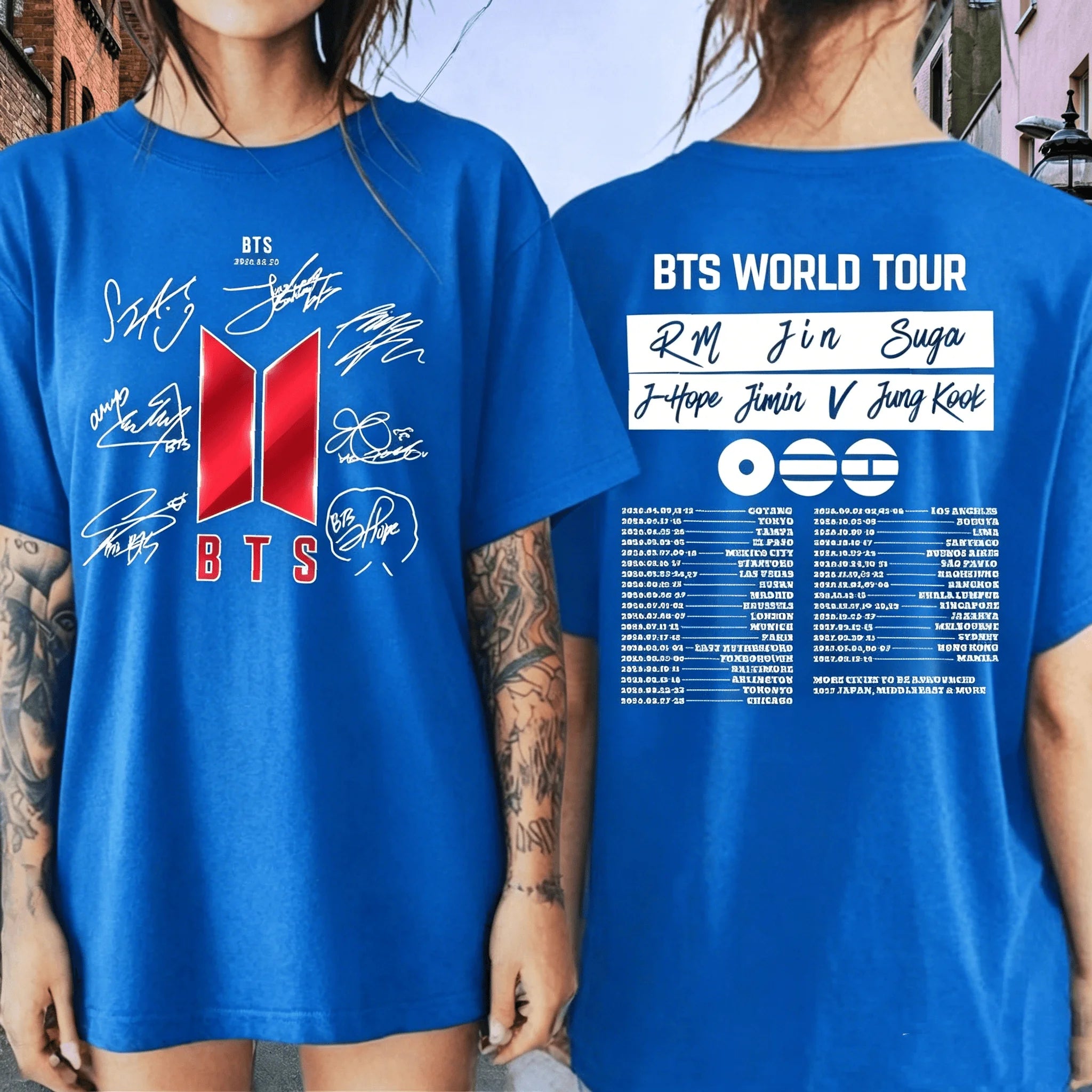2026 Summer BTS Arirang World Tour Graphic Shirt - Unisex