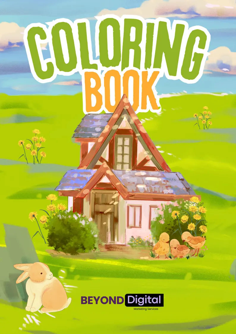 Learn & Colour Educational Animal Colouring Pages