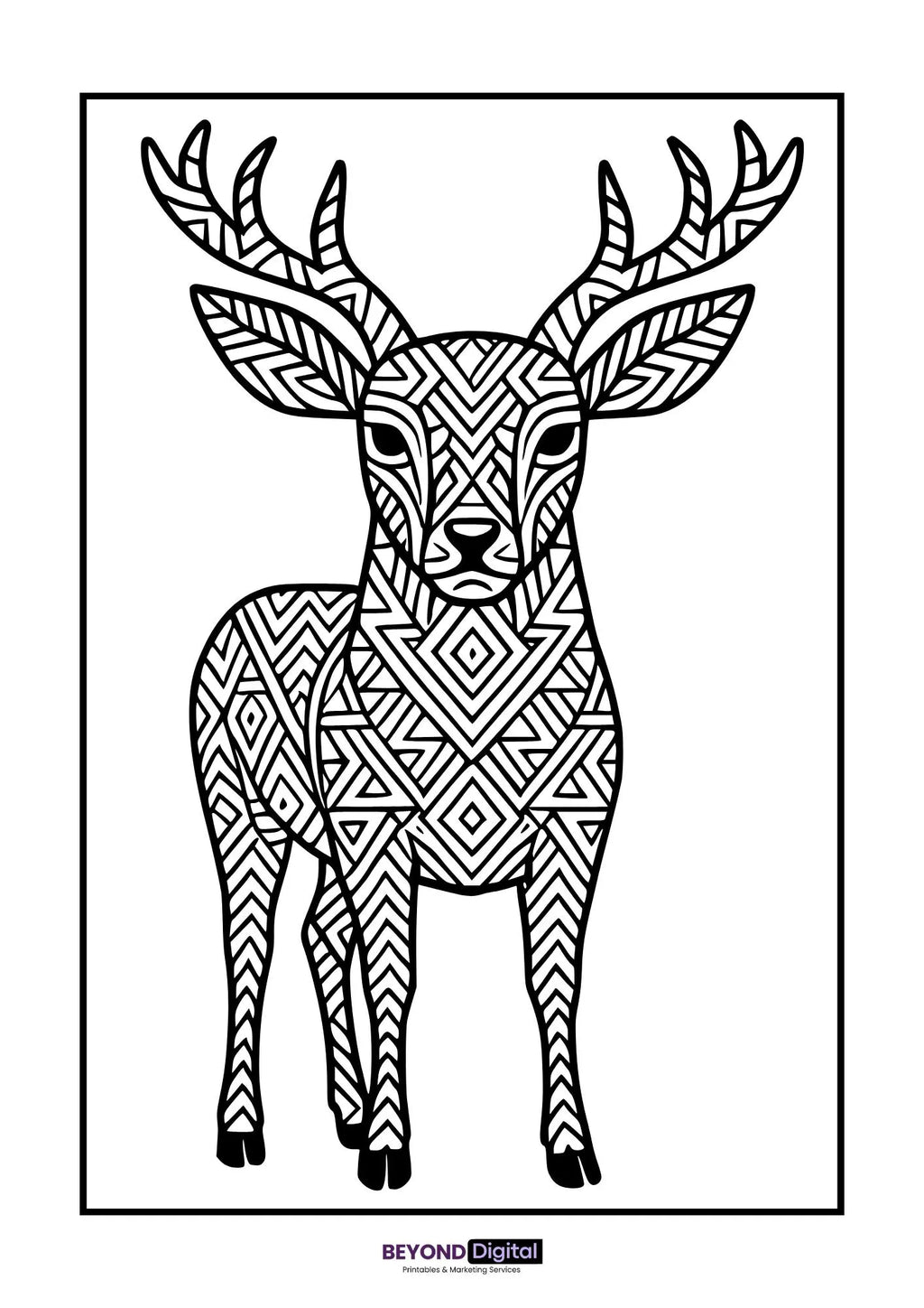 Animals Mandala Colouring Pages