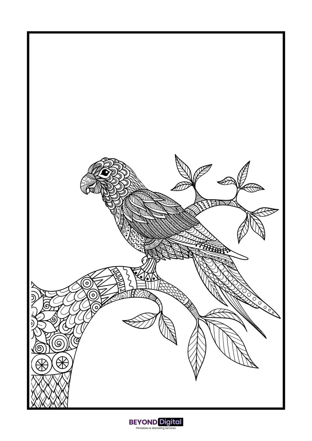 Animals Mandala Colouring Pages