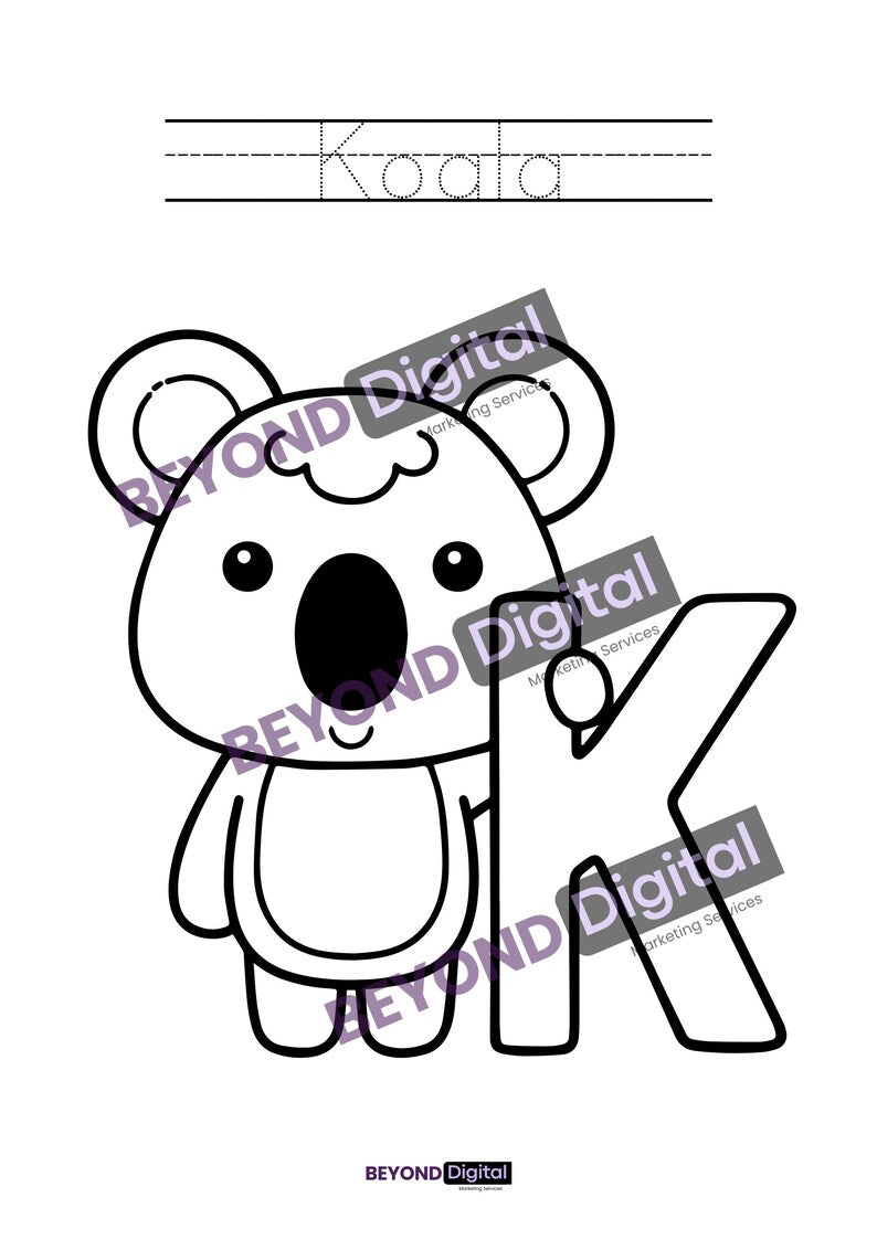 Animals Colouring & Writing Adventure