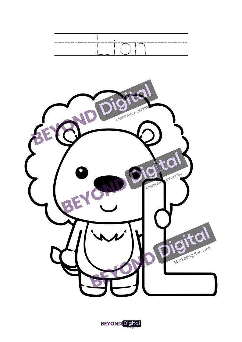 Animals Colouring & Writing Adventure