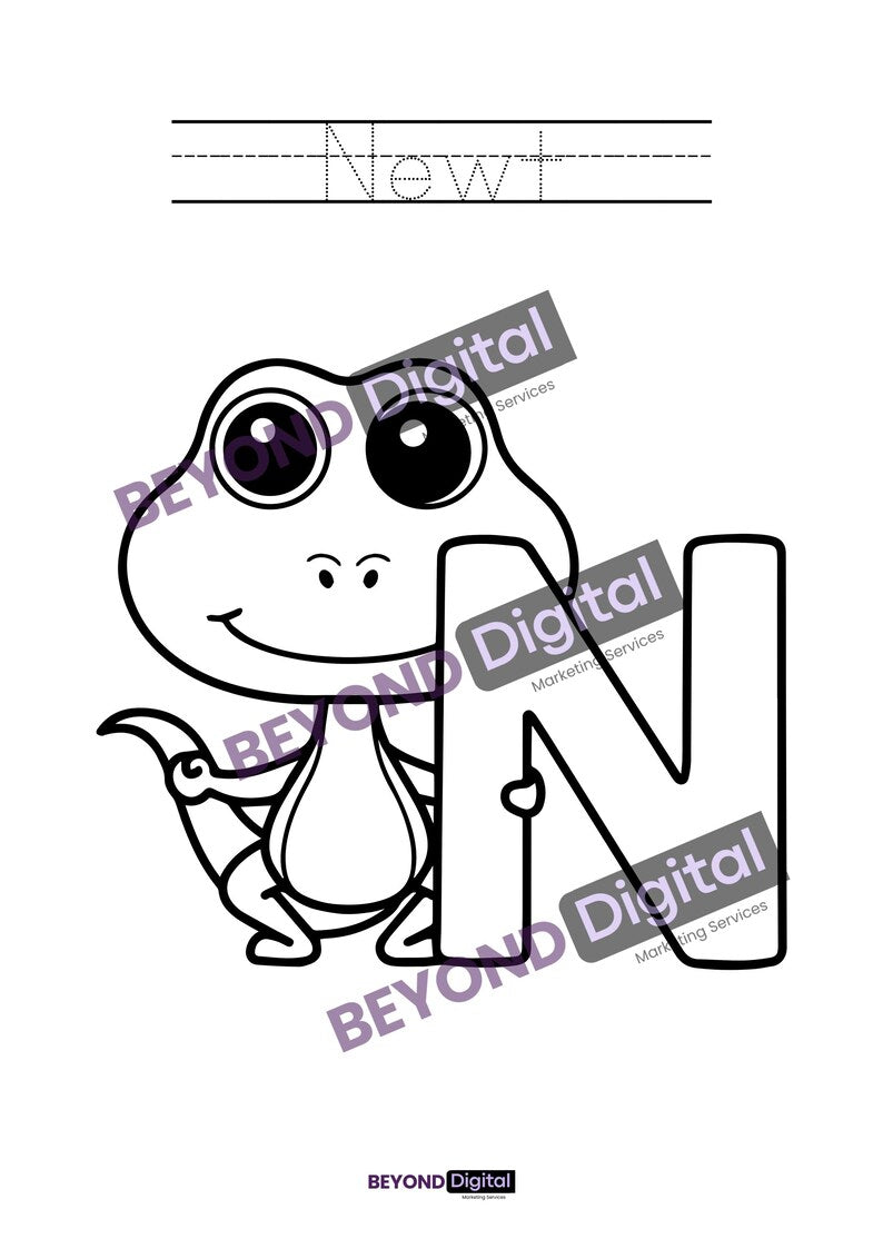 Animals Colouring & Writing Adventure
