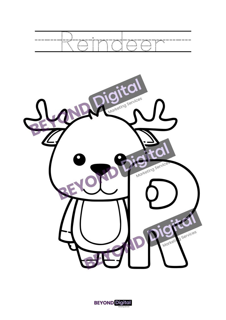 Animals Colouring & Writing Adventure