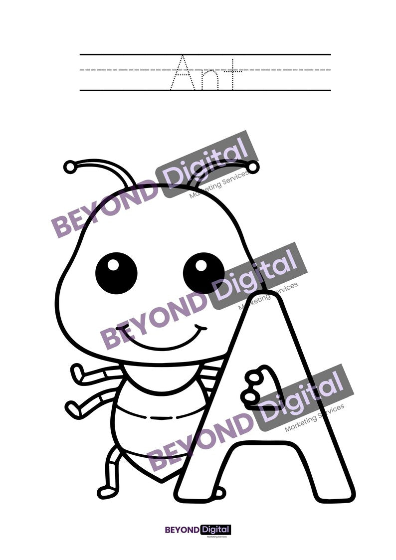 Animals Colouring & Writing Adventure