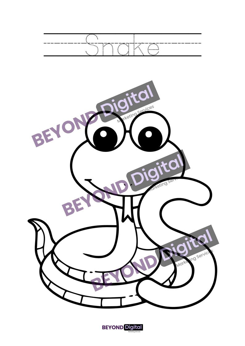Animals Colouring & Writing Adventure
