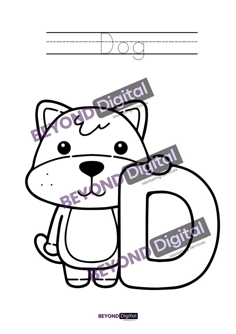 Animals Colouring & Writing Adventure