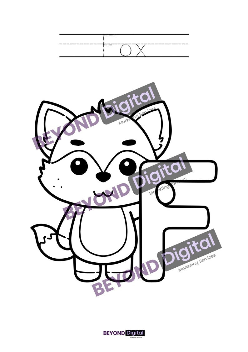 Animals Colouring & Writing Adventure