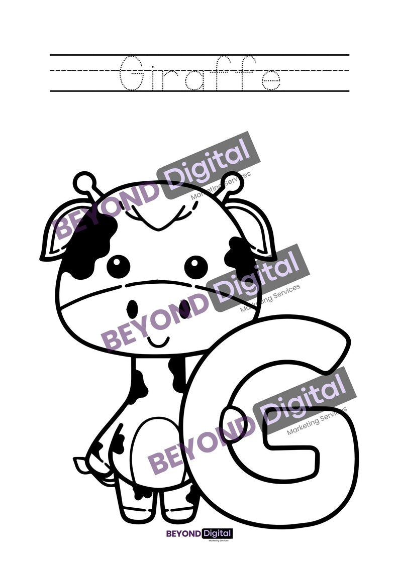 Animals Colouring & Writing Adventure