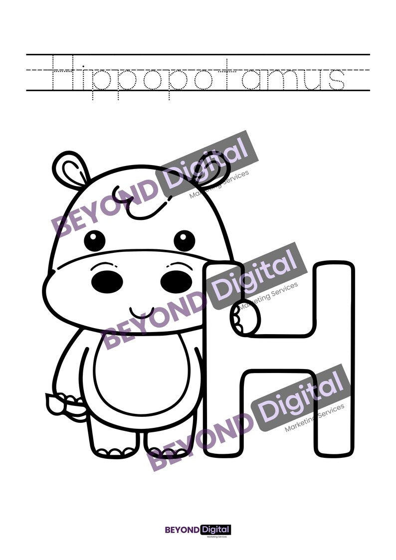 Animals Colouring & Writing Adventure