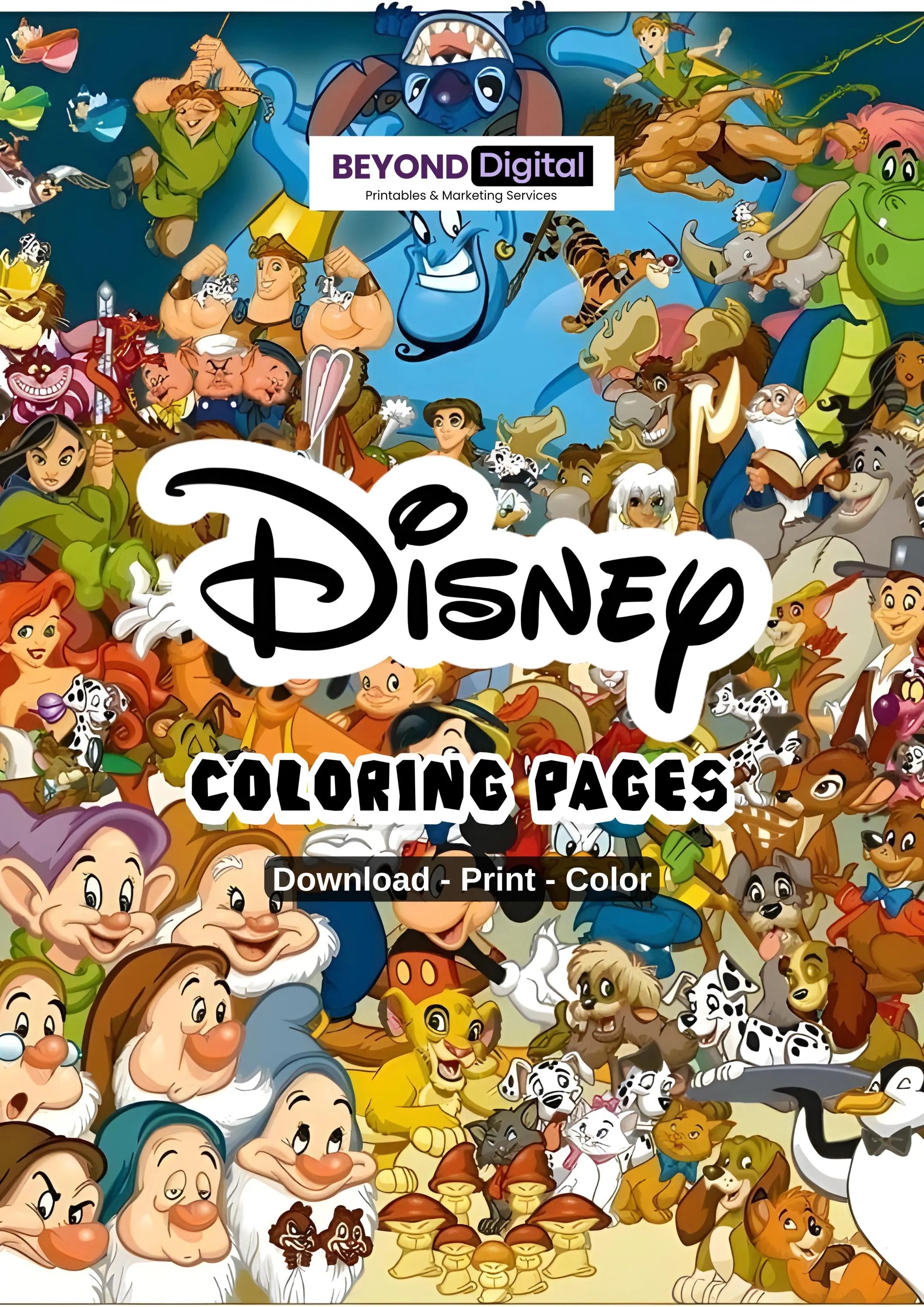 Disney Characters Coloring Pages
