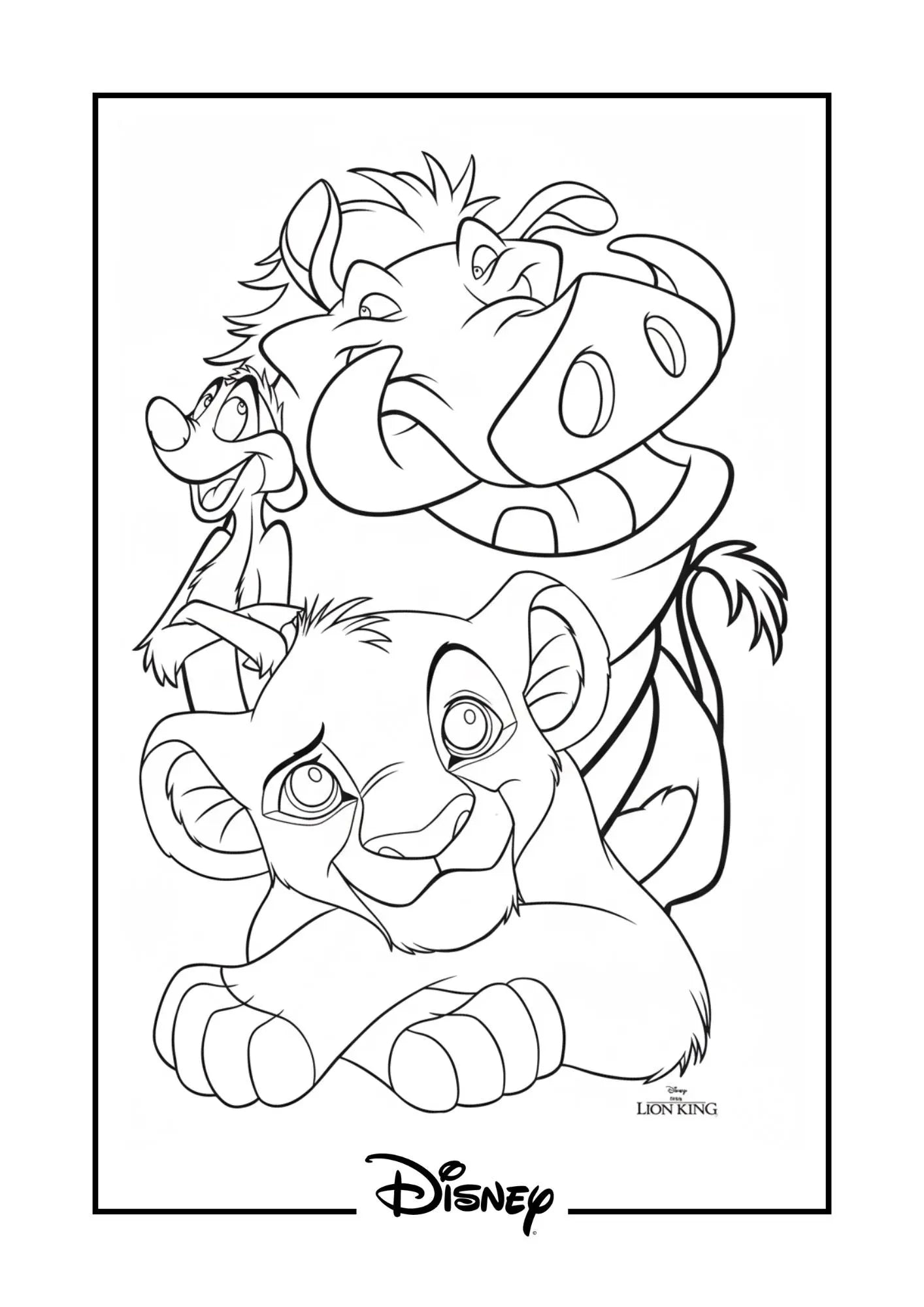 Disney Characters Coloring Pages