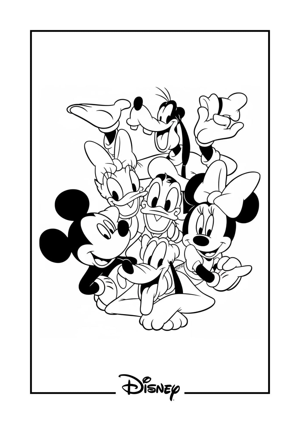 Disney Characters Coloring Pages