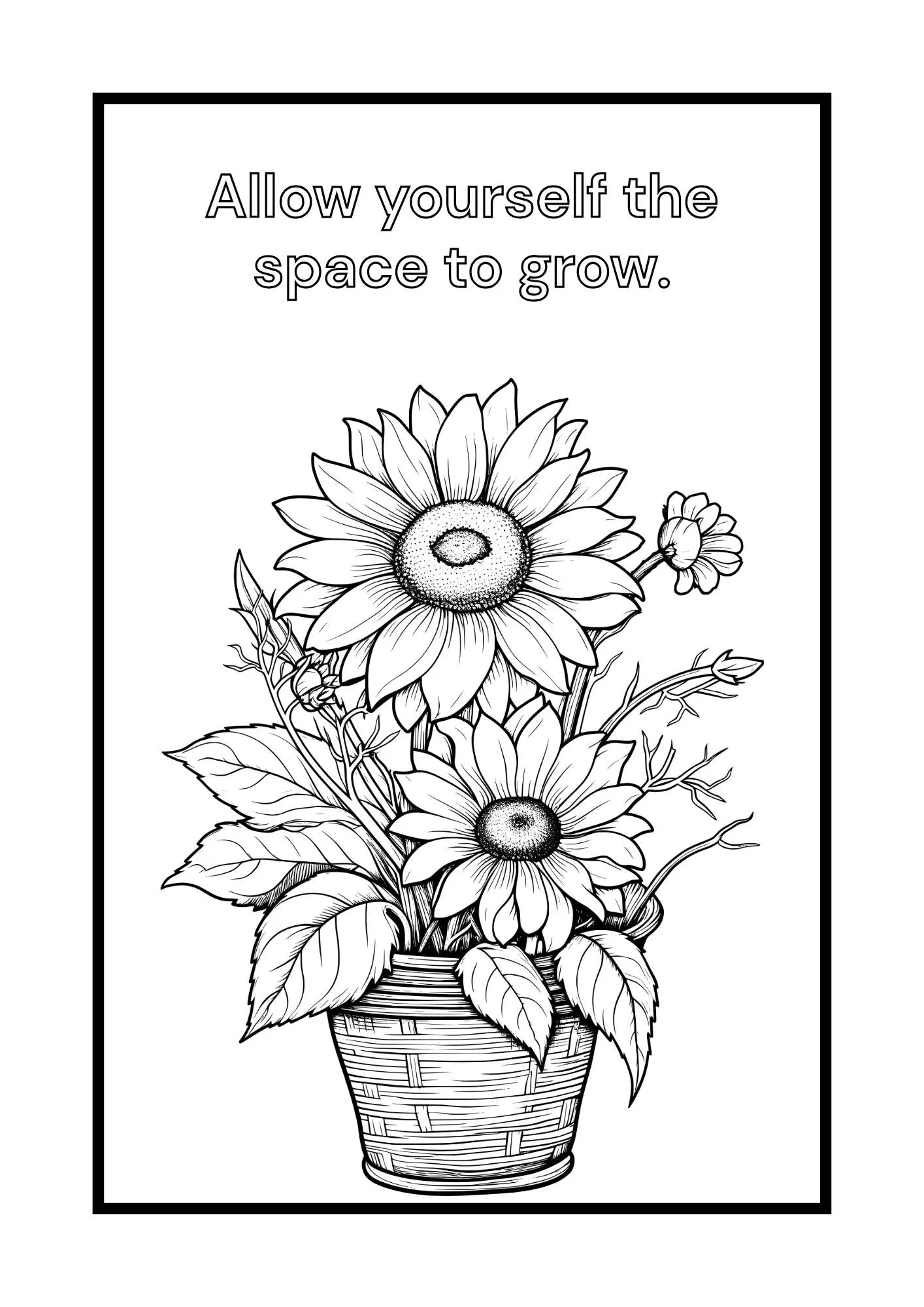 Flowers Colouring Pages