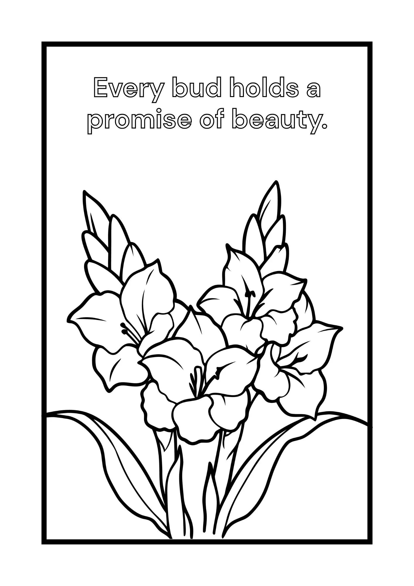 Flowers Colouring Pages