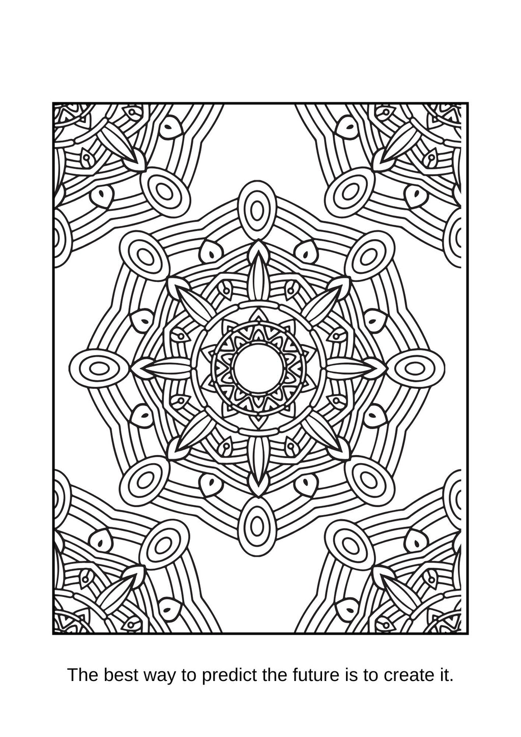 Inspirational Mandalas Colouring Pages