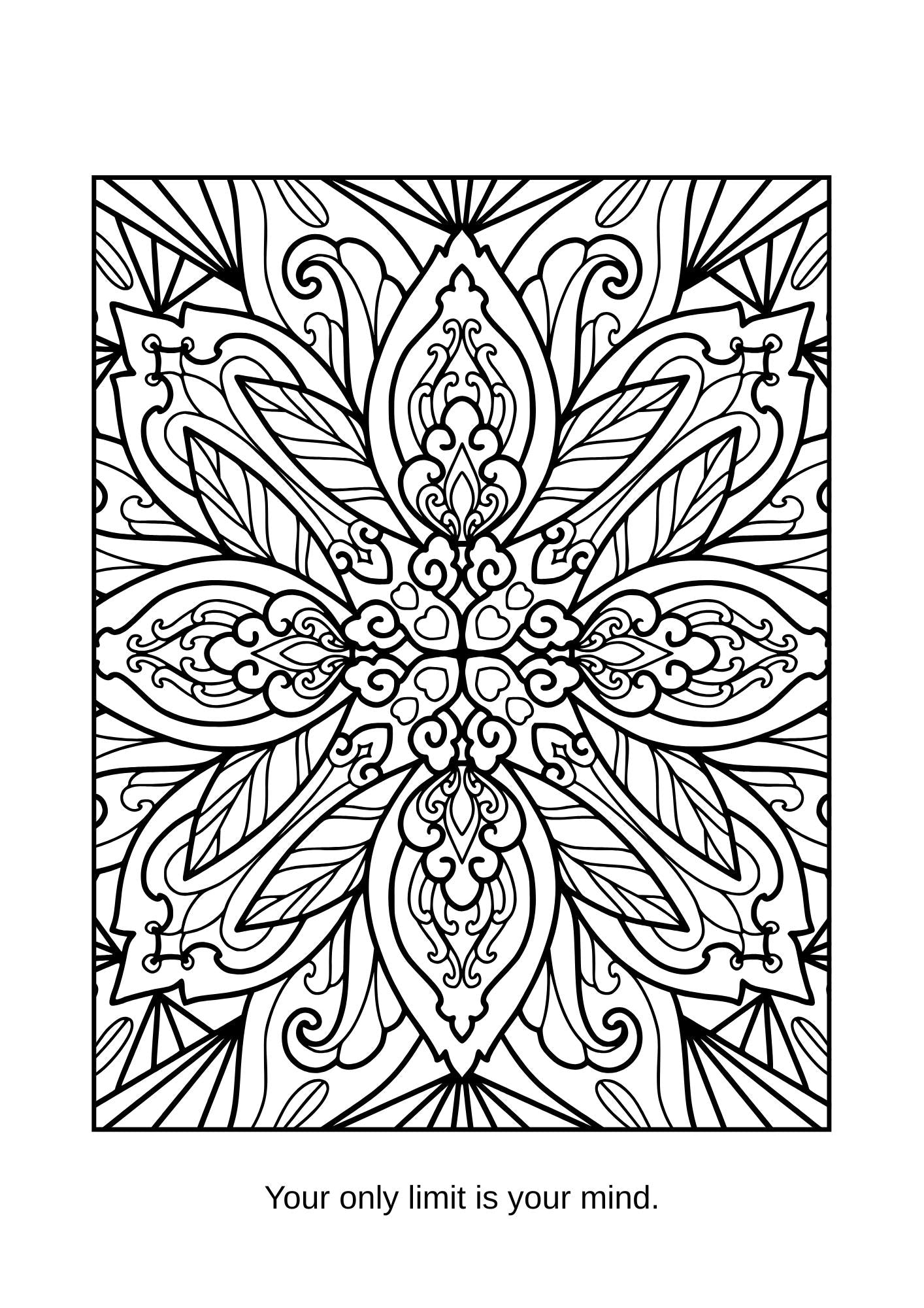 Inspirational Mandalas Colouring Pages