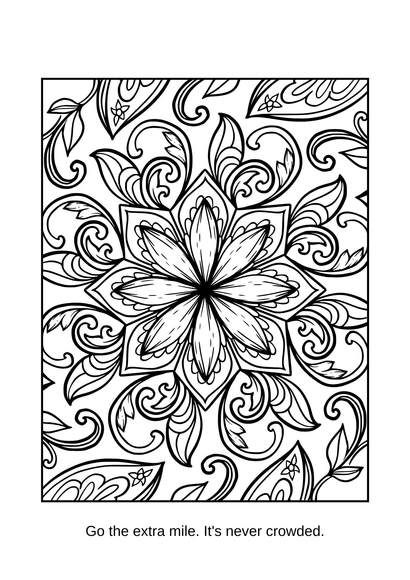 Inspirational Mandalas Colouring Pages