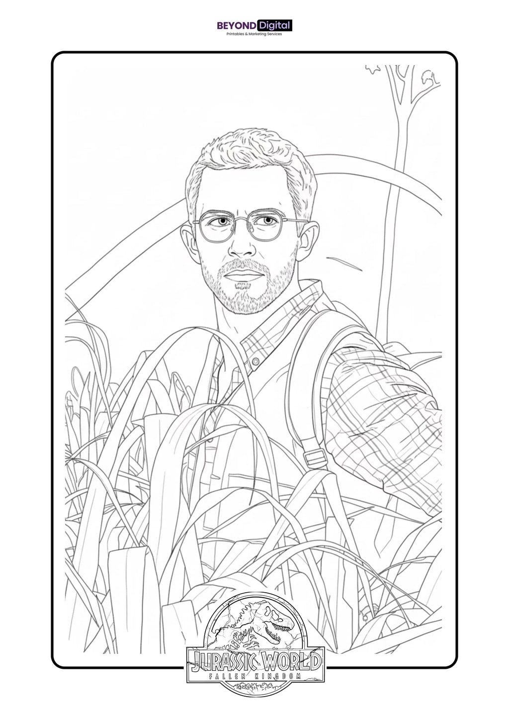 Jurassic World Coloring Pages