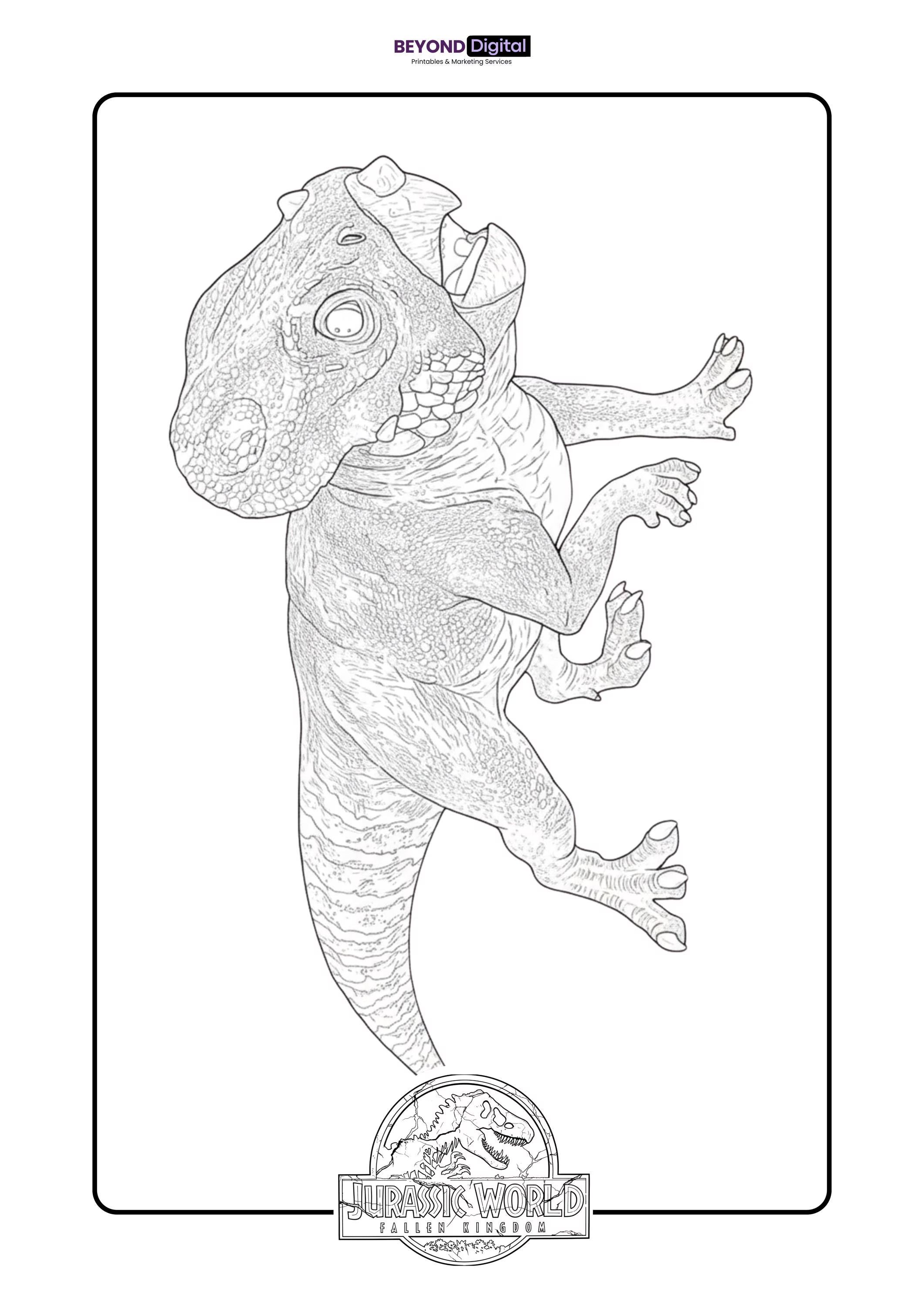 Jurassic World Coloring Pages