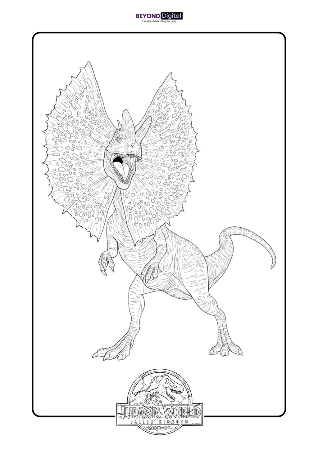 Jurassic World Coloring Pages