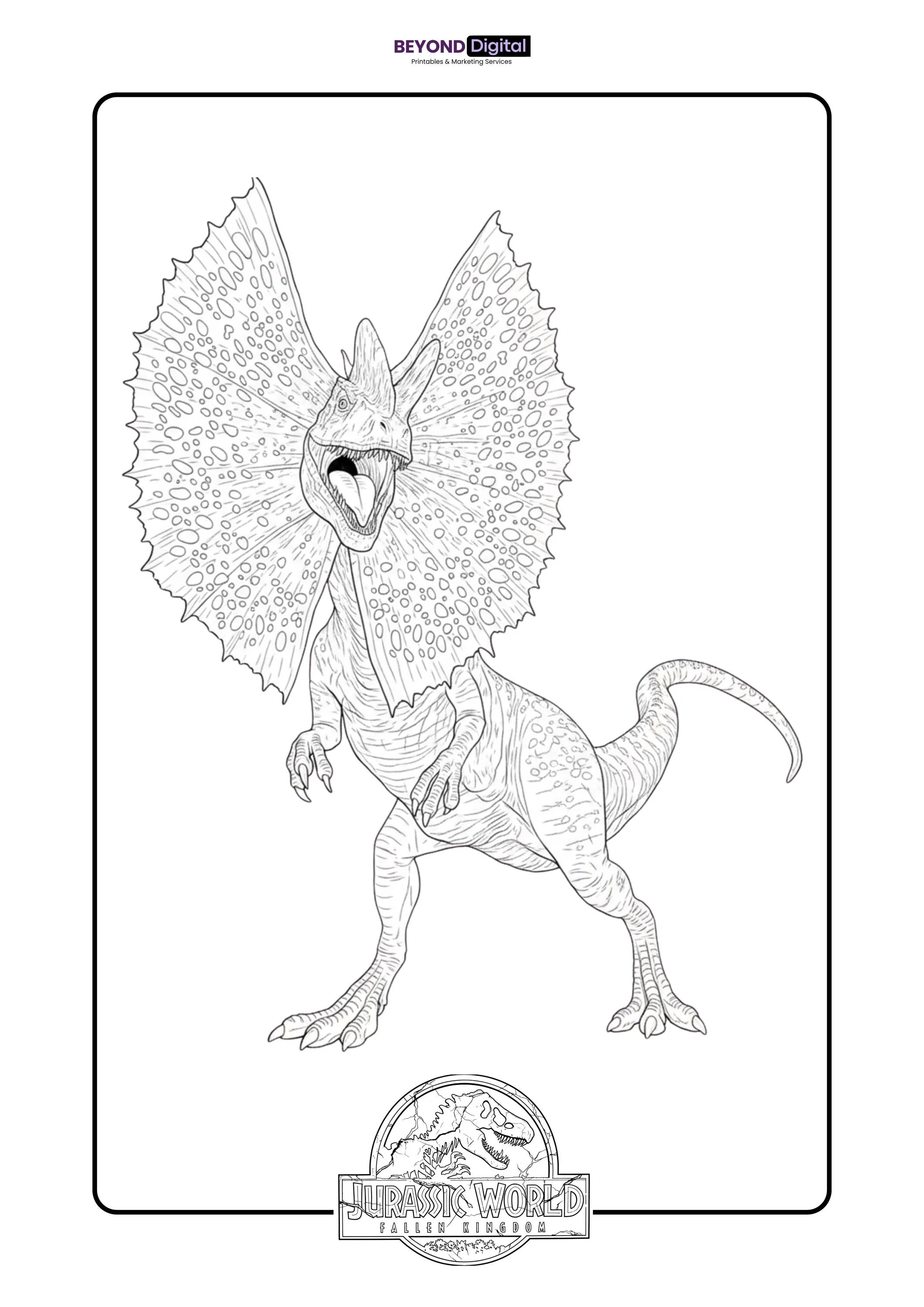 Jurassic World Coloring Pages