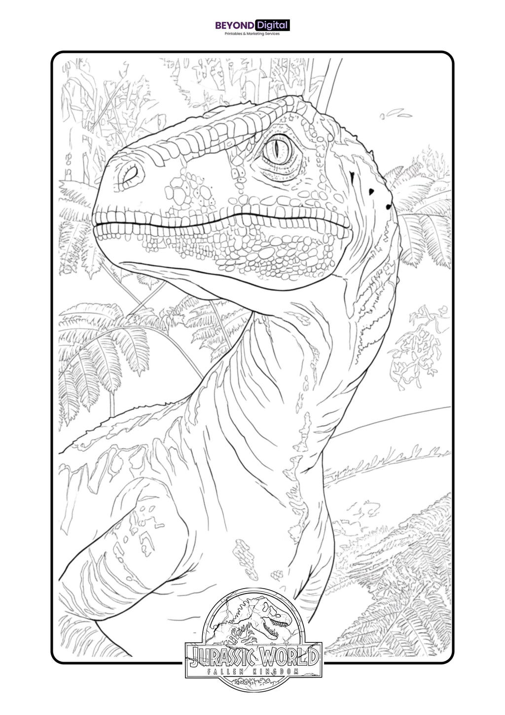 Jurassic World Coloring Pages
