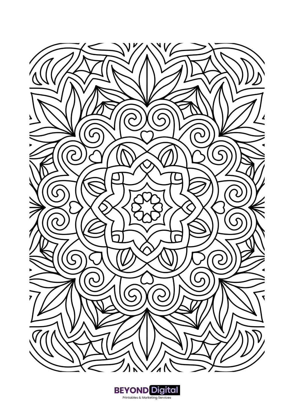 Mandala Colouring Pages Geometrical patterns