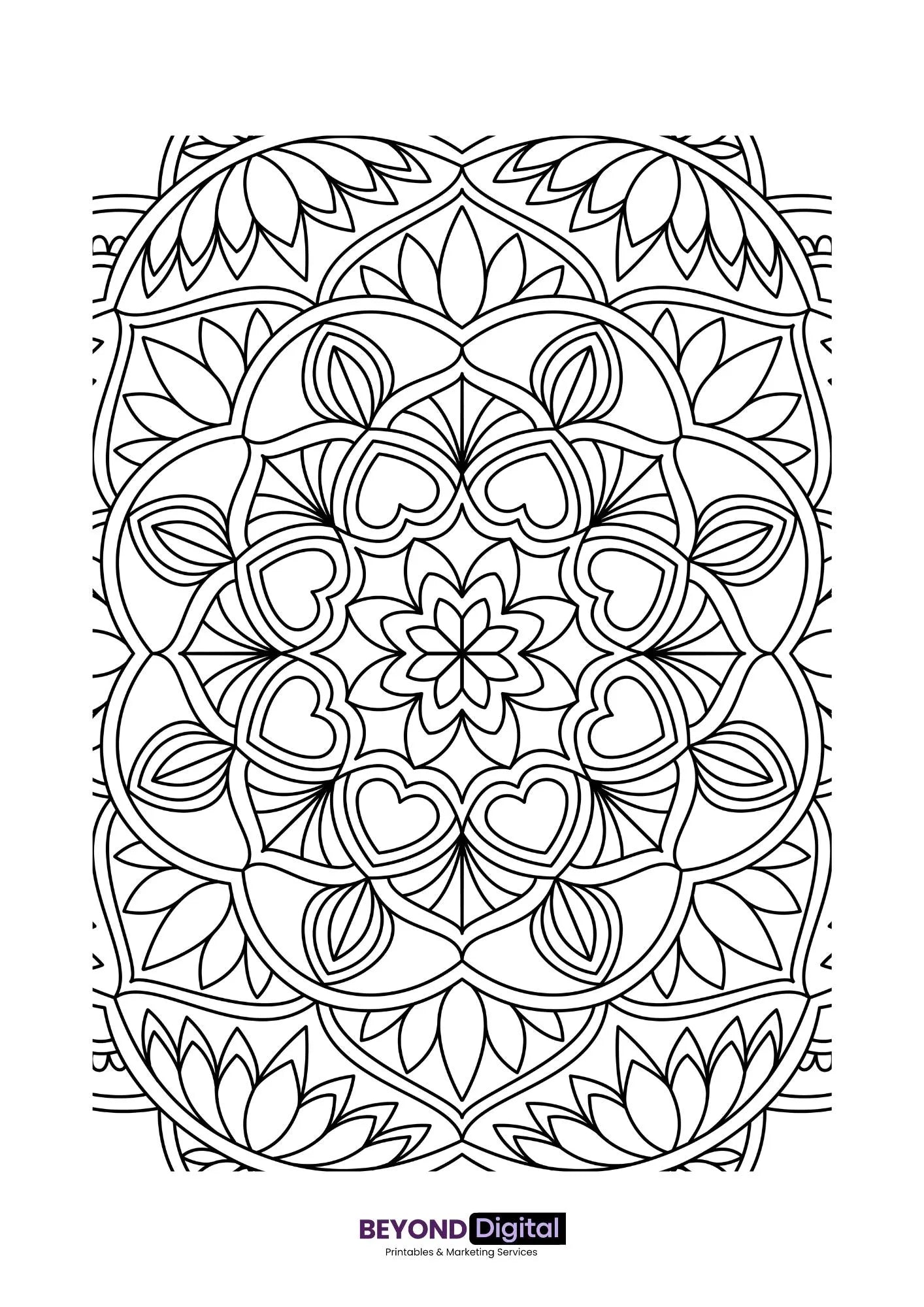 Mandala Colouring Pages Geometrical patterns