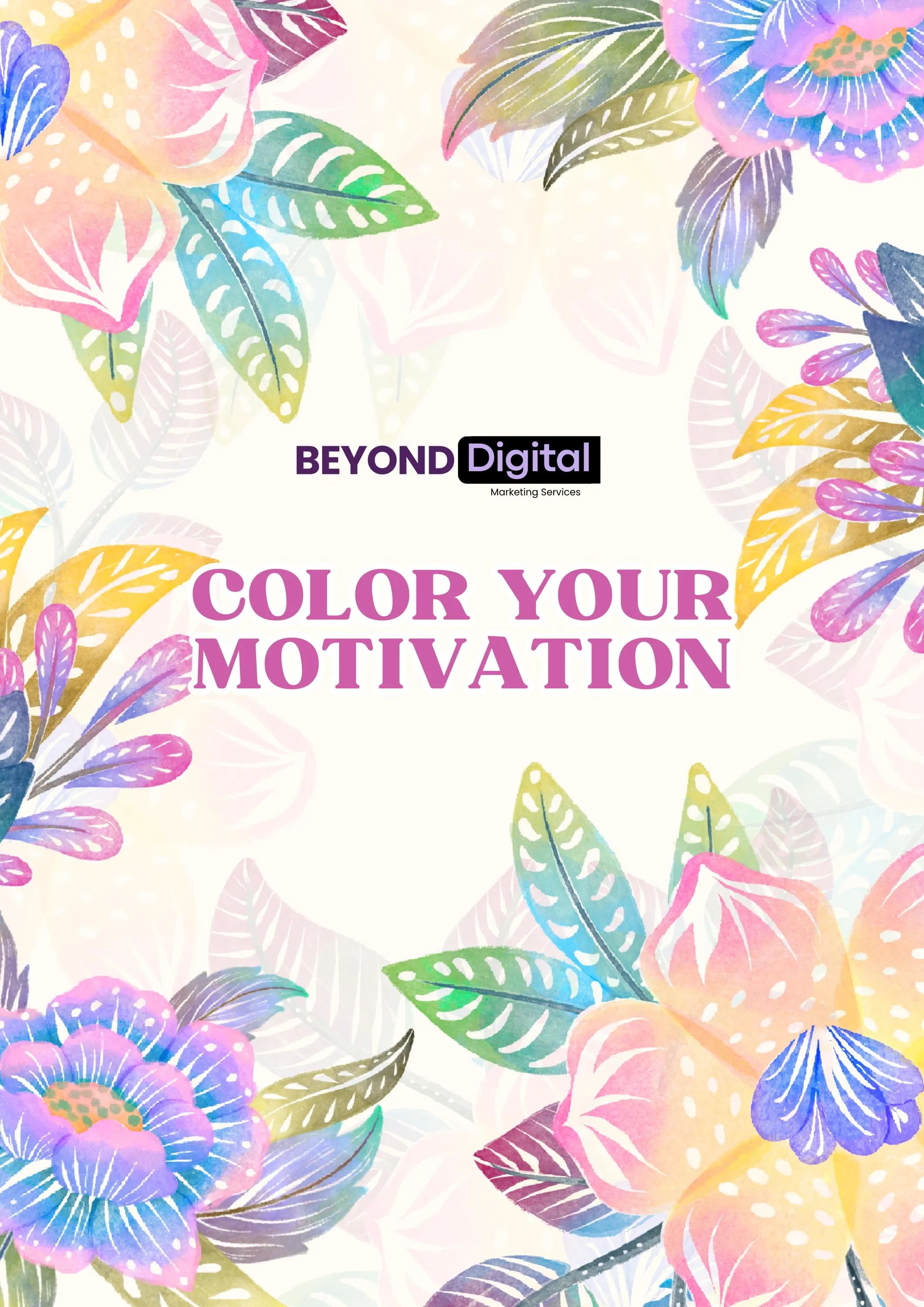 Colour your Motivation Pages
