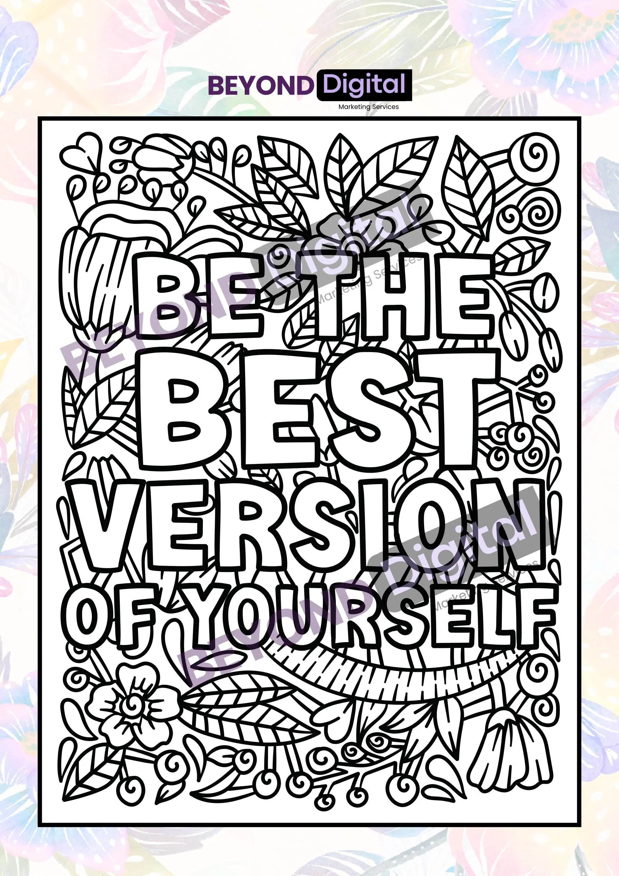 Colour your Motivation Pages