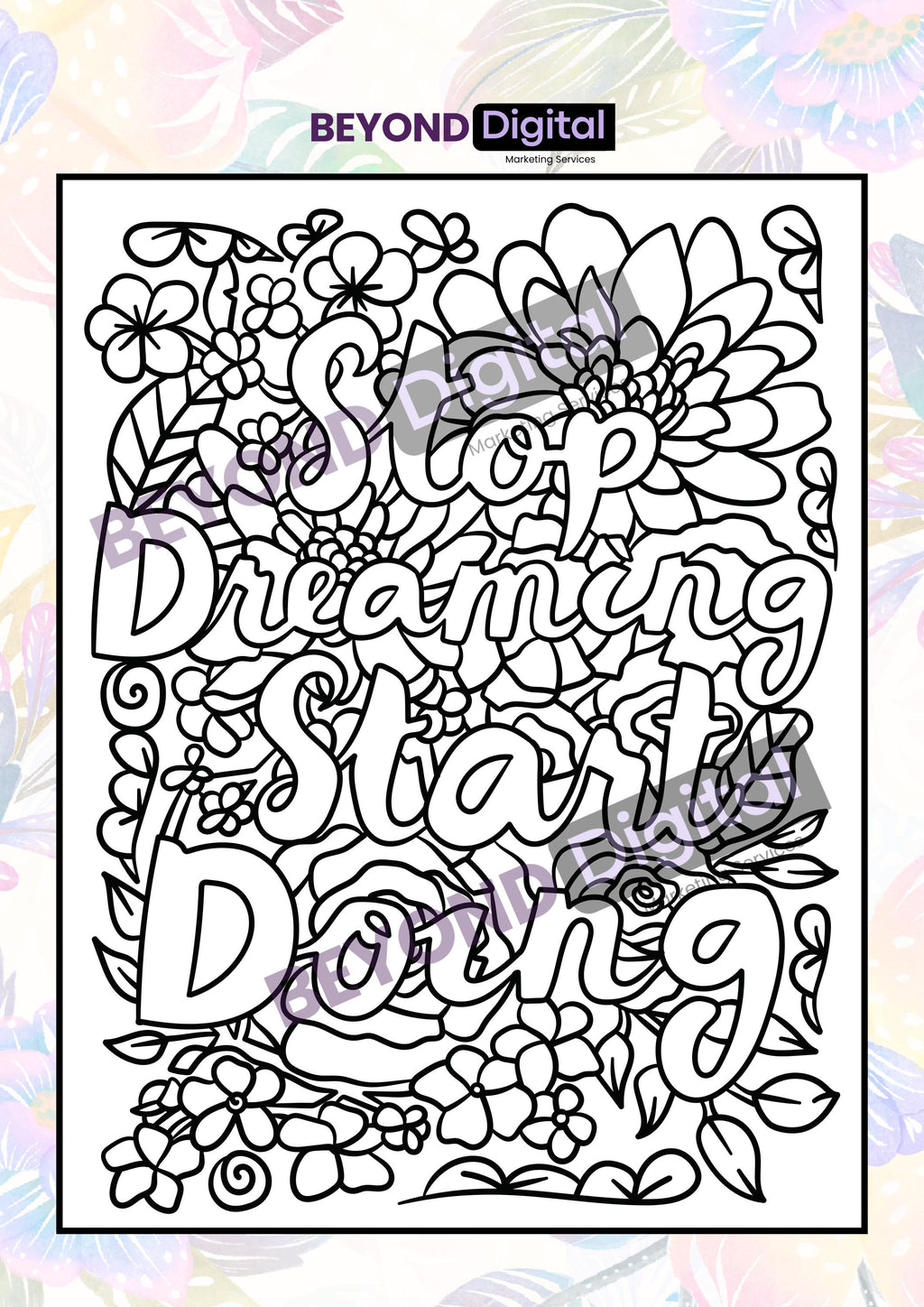 Colour your Motivation Pages