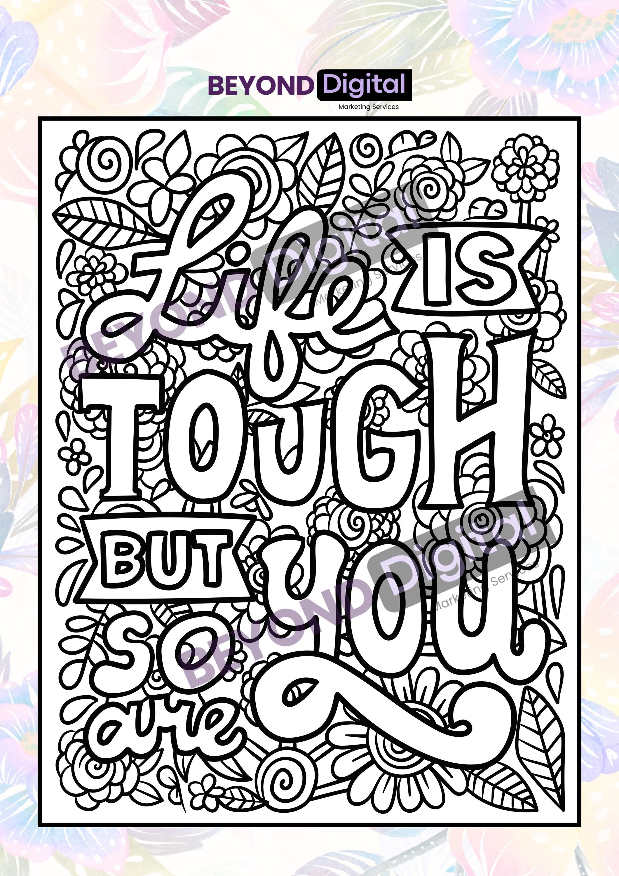 Colour your Motivation Pages