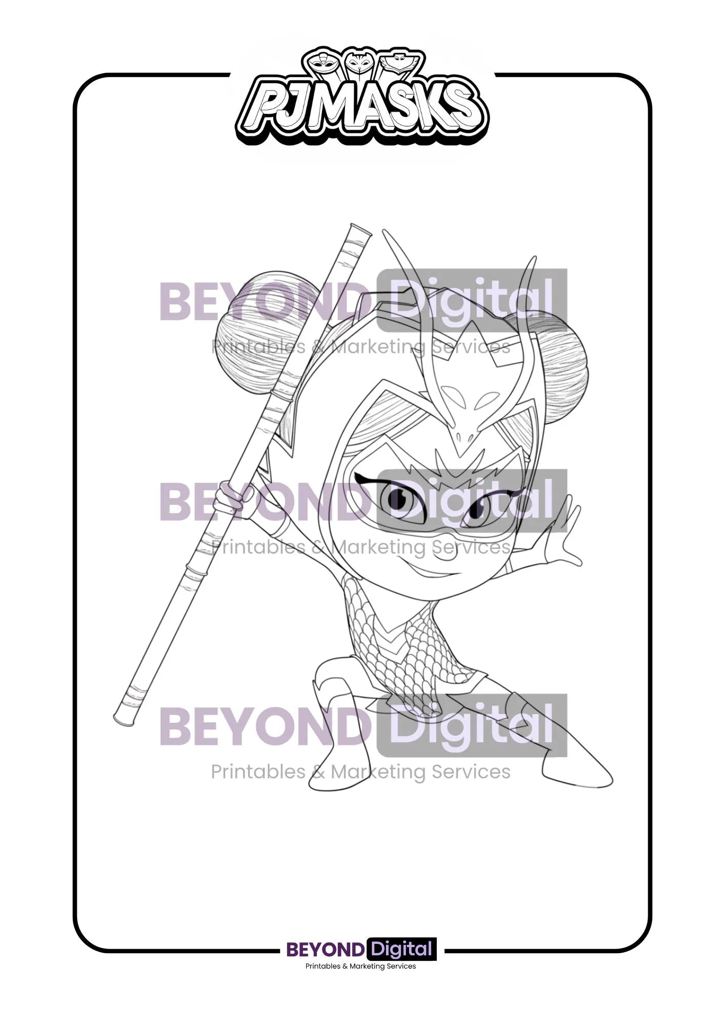 PJ Masks Colouring Pages