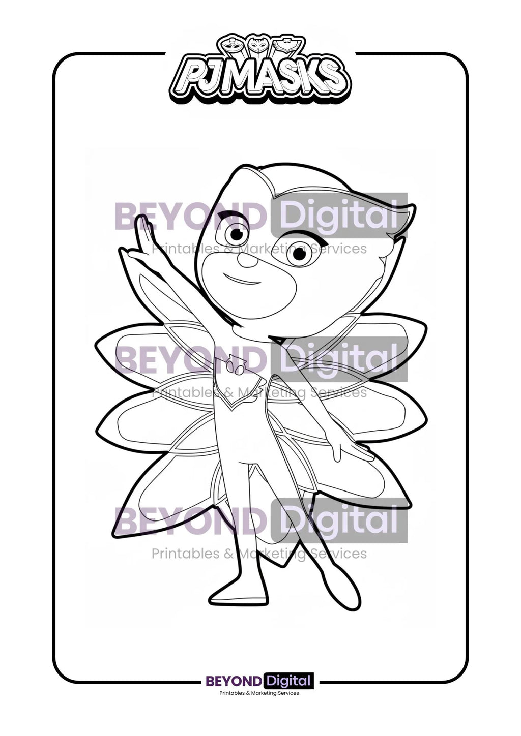 PJ Masks Colouring Pages