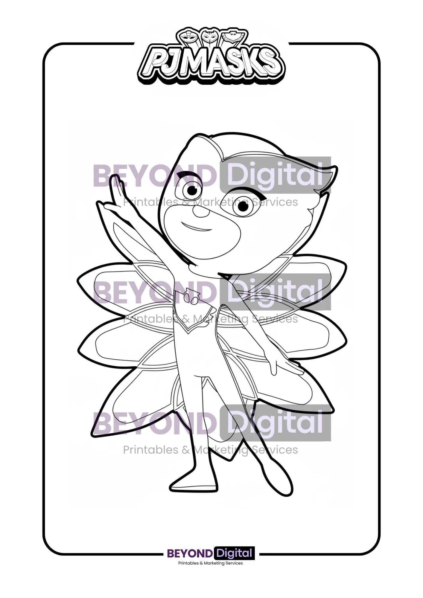 PJ Masks Colouring Pages