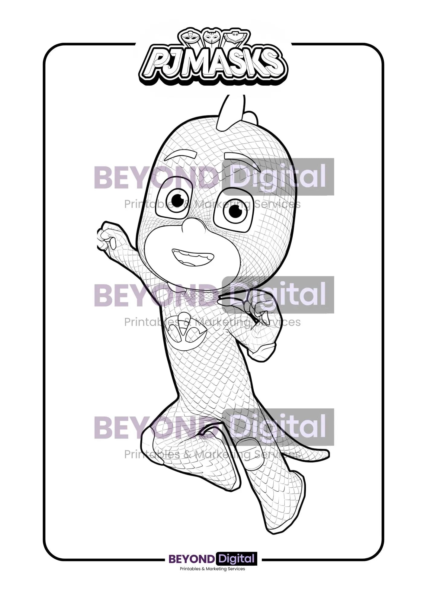 PJ Masks Colouring Pages