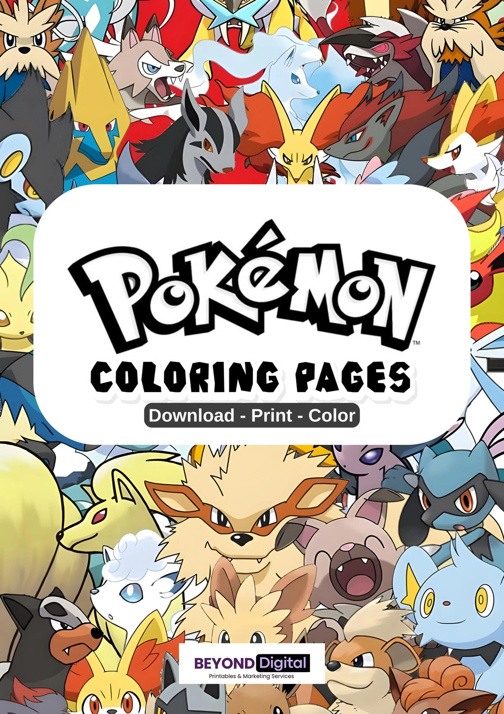 Pokemon Colouring Pages