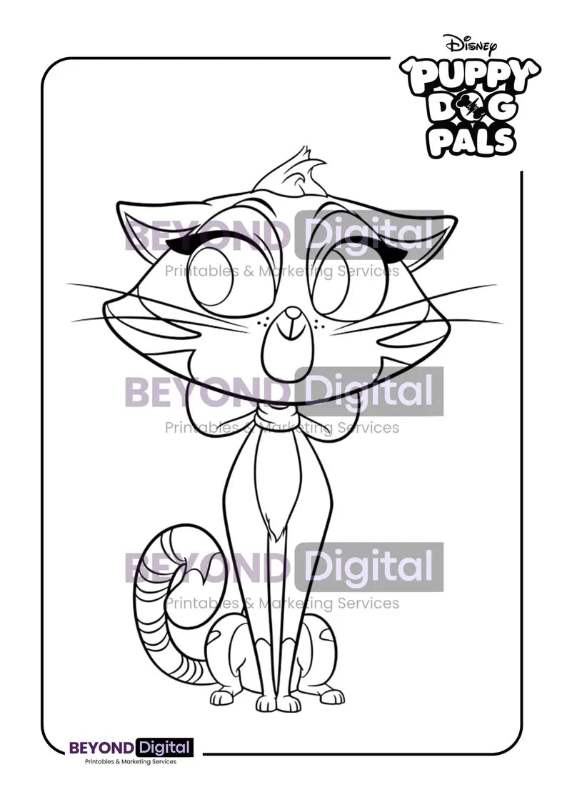 Puppy Dog Pals Colouring Pages